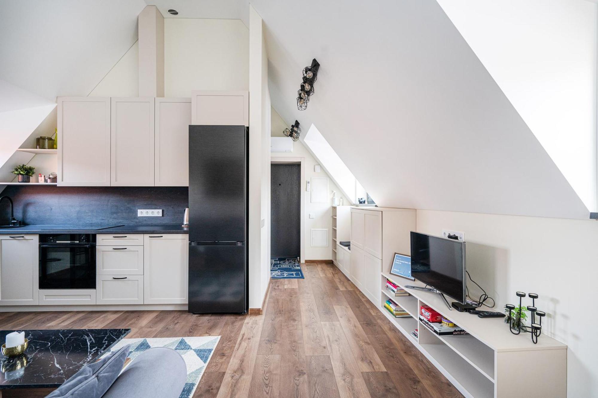Cozy Central Attic Self Check In VNO Exterior foto